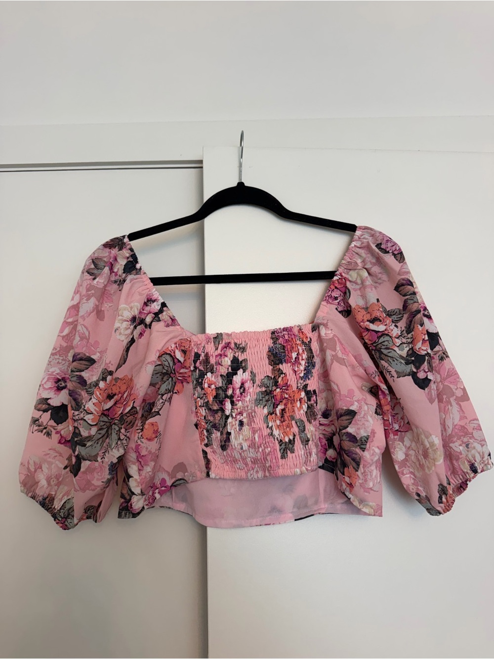 Buddy Love Pink Floral Two-Piece Top & Skirt Set - Picture 3 of 7